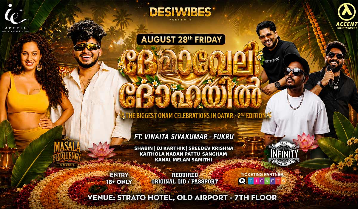 DHE MAVELI DOHAYIL A Mega Onam Celebration Set to Light Up Doha